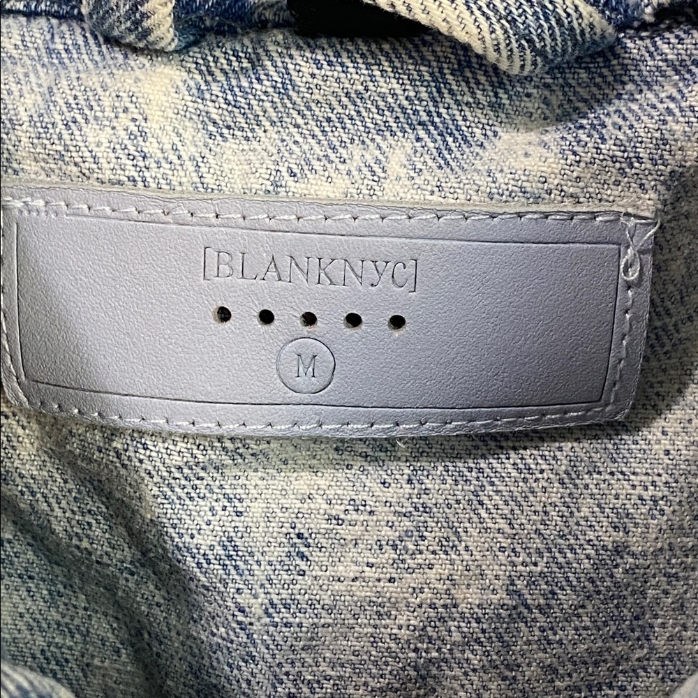 BLANKNYC Head‎ Backstage Acid Washed 80s-90s Inspired Denim Romper - Picture 10 of 13